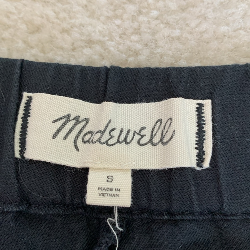 Madewell Pull On Elastic Waist Shorts Black Size Small - Picture 4 of 6